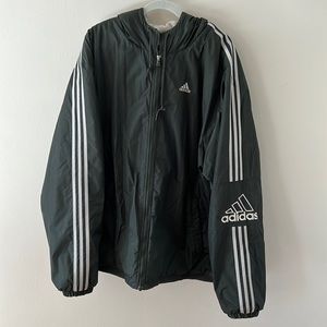 Men’s Adidas dark green jacket. Size 2XL.